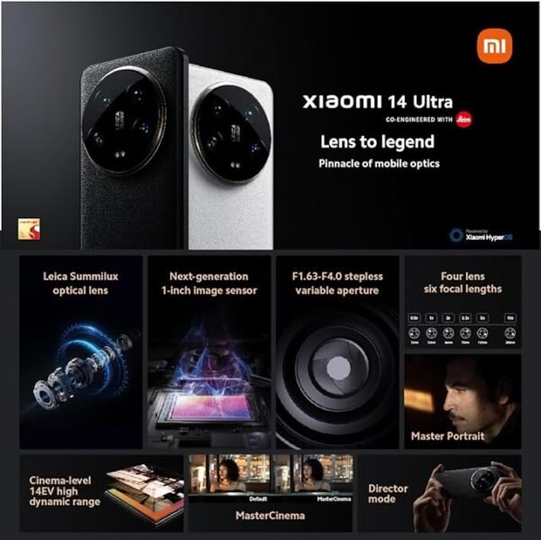 Xiaomi 14 Ultra 16GB RAM - 52GB ROM-Negro - Imagen 3
