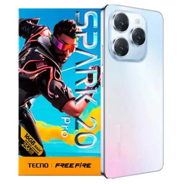 Tecno Spark 20 Pro Free Fire- 256GB Rom, 8GB Ram, 256 GB Rom. - Imagen 2