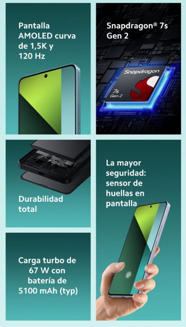 Redmi Note 13 Pro 5G 8RAM-256GB - Imagen 2