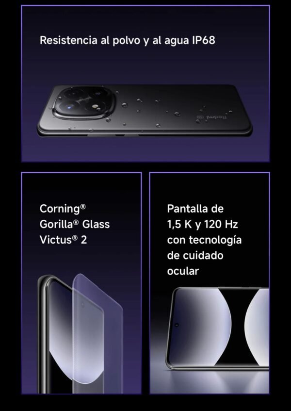 Redmi Note 14 Pro + 5G 8RAM-256GB - Imagen 3